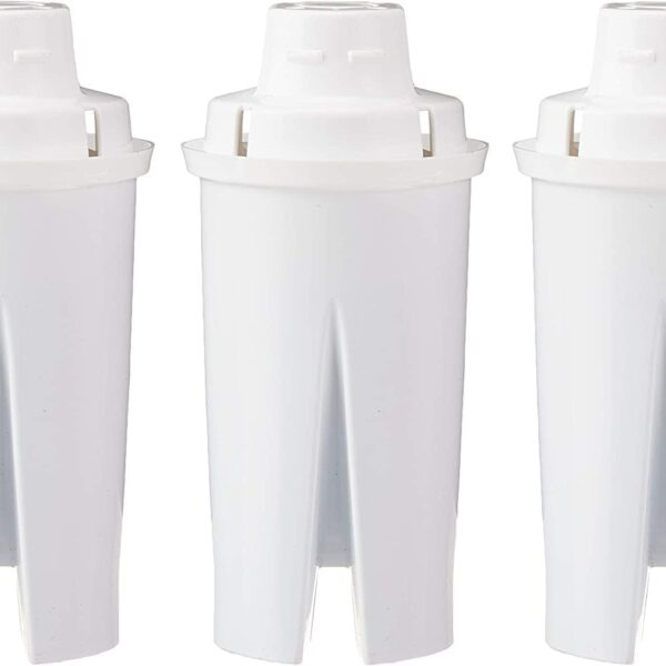 Amazon Basics Replacement Water Filters for Pitchers, Compatible with Brita, 3-Pack