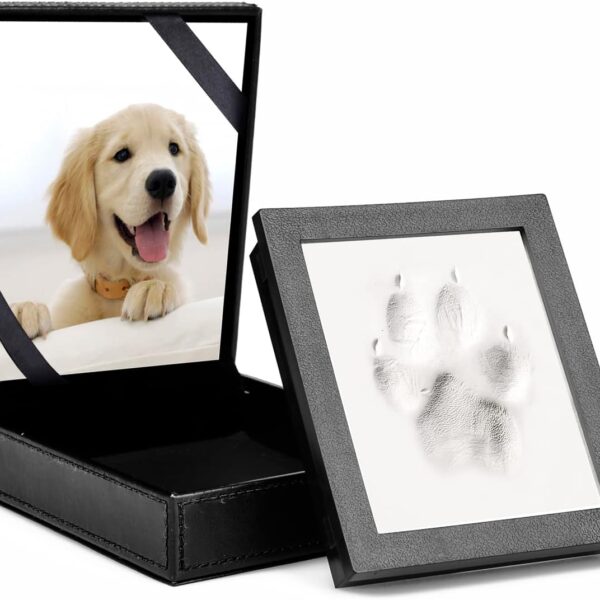 PCS Paw Print Kit, Dog Gifts, Clay Pawprints Keepsake for Dog and Cat, Dog Print Kit-Black