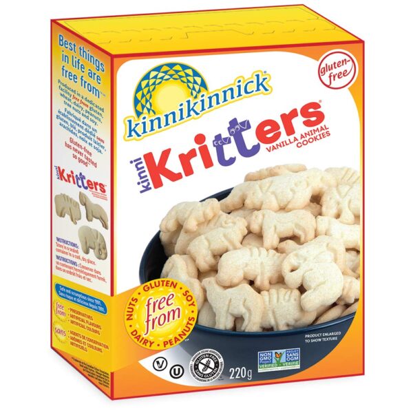 Kinnikinnick, Animal Cookies, Gluten Free, Wheat Free, Dairy Free, 8 oz
