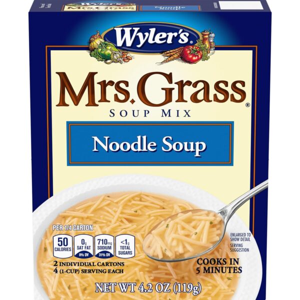 Mrs. Grass Soup Mix, Noodle, 4.2 Ounce (Pack of 12)