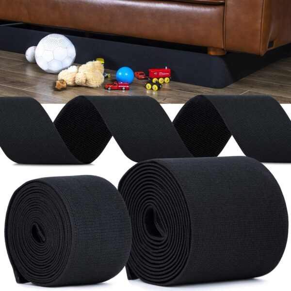 Phildahome Under Couch Blocker for Kid and Pet Toys, Toy Blocker for Under Couch, Fits Standard Couches with Short Legs (132" x 3")